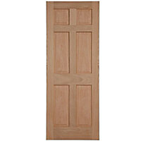 6 panel Patterned Unglazed Internal Door, (H)1981mm (W)838mm (T)35mm