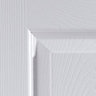 6 panel Patterned White Internal Door, (H)1981mm (W)686mm (T)44mm