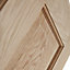 6 panel Unglazed Oak veneer Internal Door, (H)1981mm (W)838mm (T)35mm