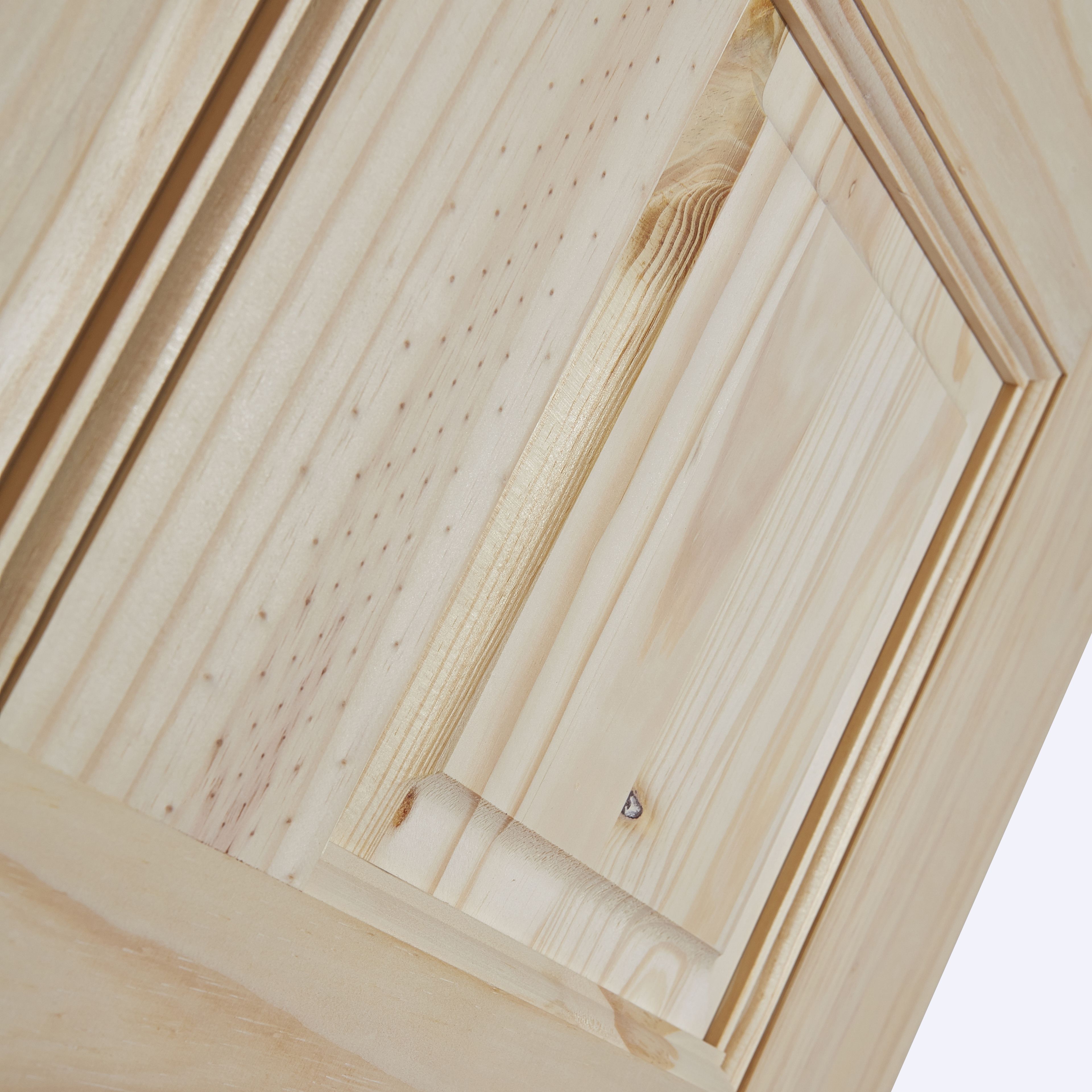 6 panel Unglazed Victorian Internal Knotty pine Door, (H)1981mm (W)610mm (T)35mm