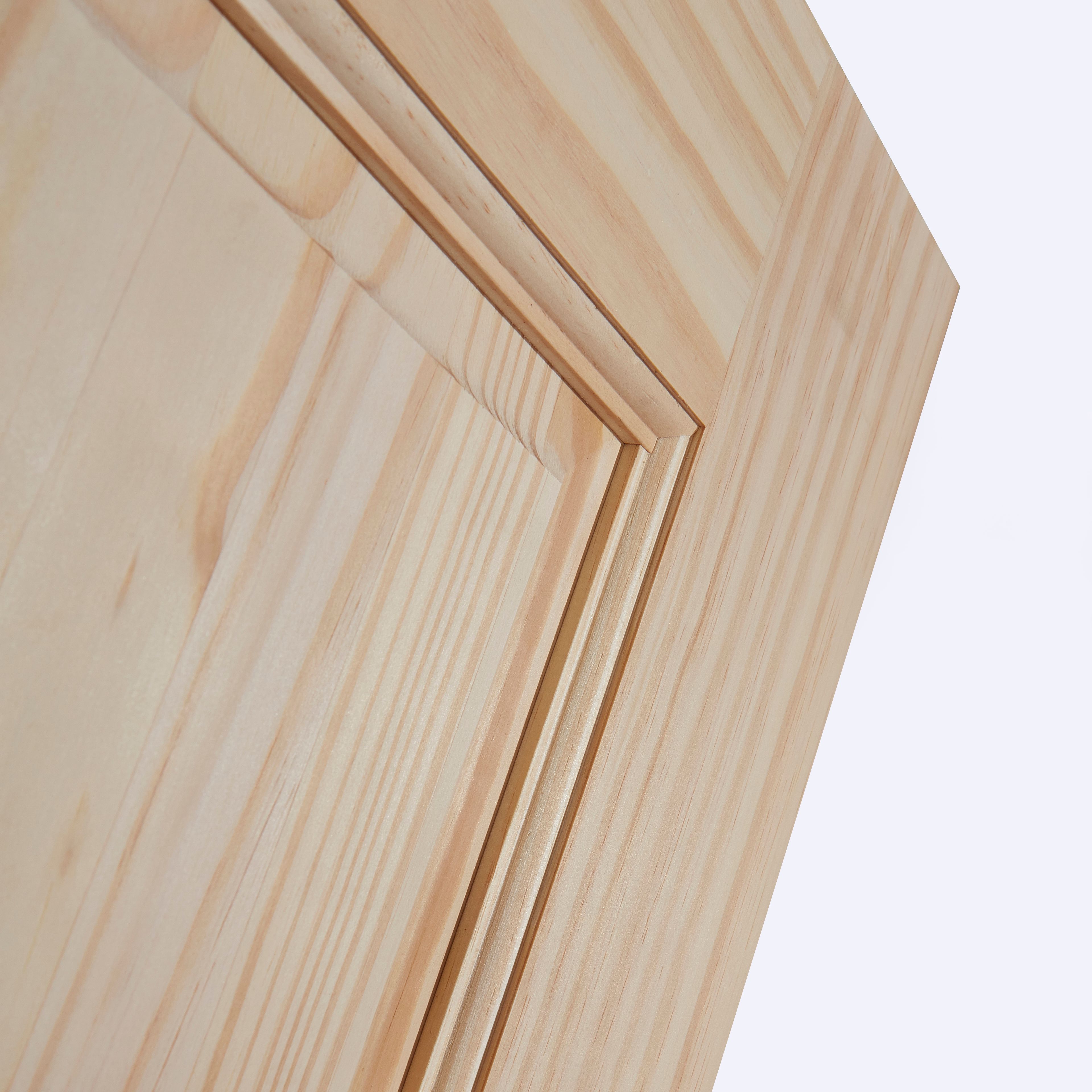 6 panel Unglazed Victorian Pine veneer Internal Clear pine Door, (H)1981mm (W)762mm (T)35mm