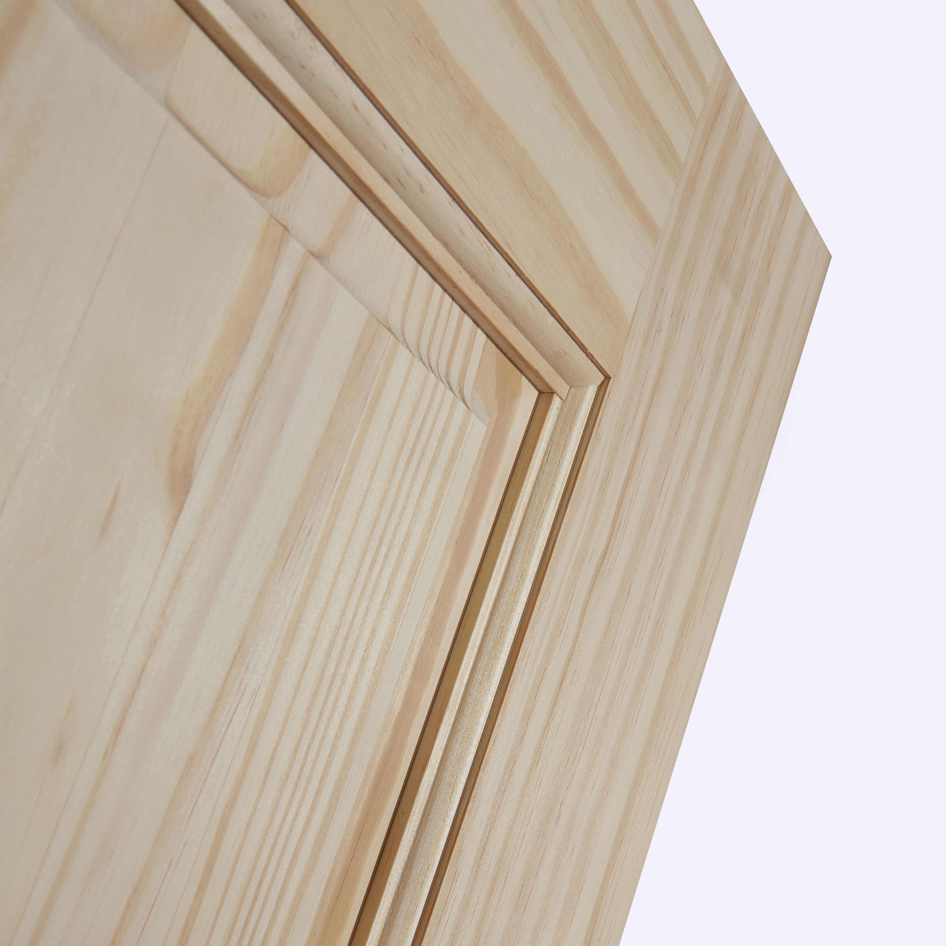 6 panel Unglazed Victorian Pine veneer Internal Clear pine Door, (H)2032mm (W)813mm (T)35mm