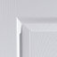 6 panel Unglazed White Woodgrain effect Internal Door, (H)1981mm (W)686mm (T)35mm