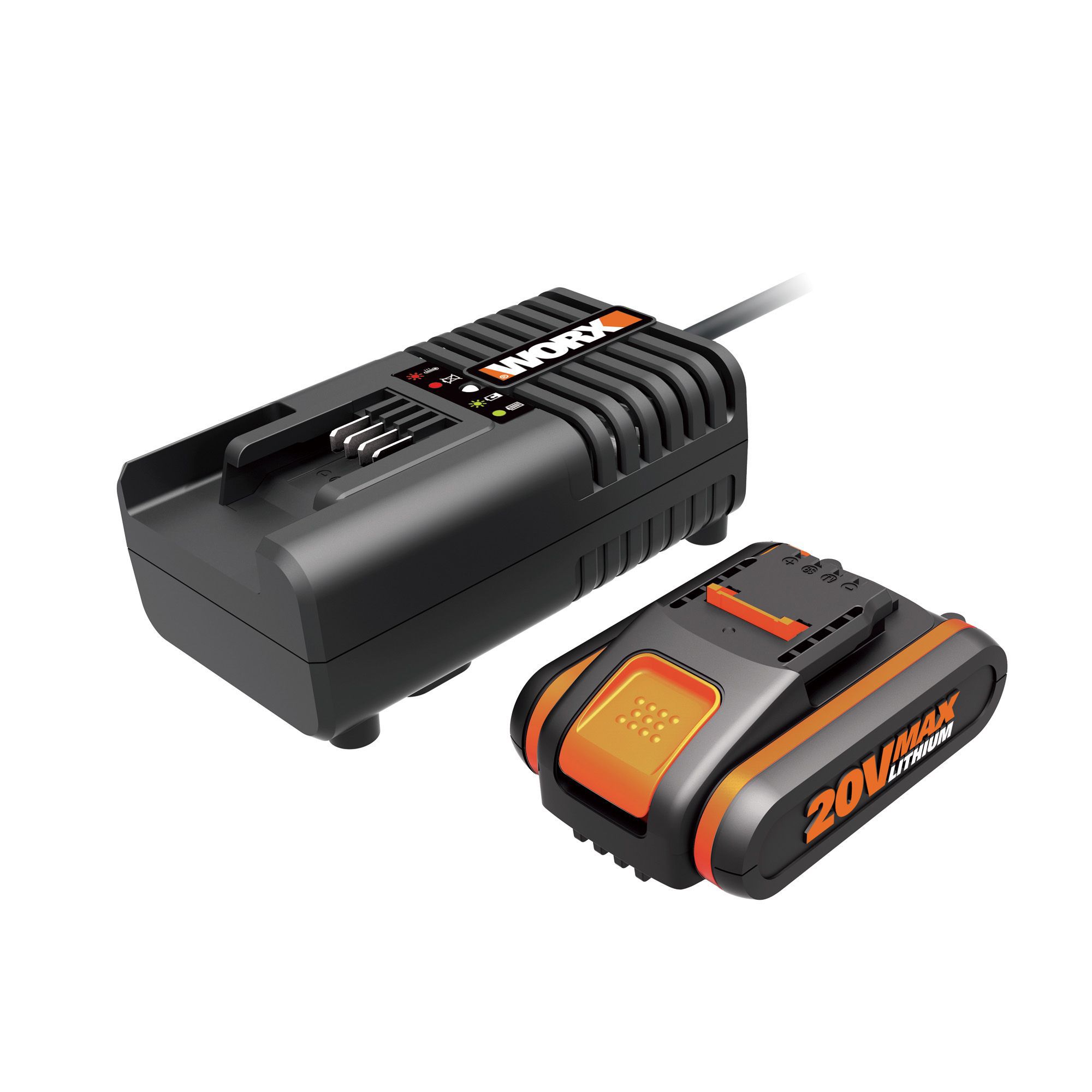 Worx Powershare 20V Li-ion 2Ah Charger & Battery Kit | Departments ...