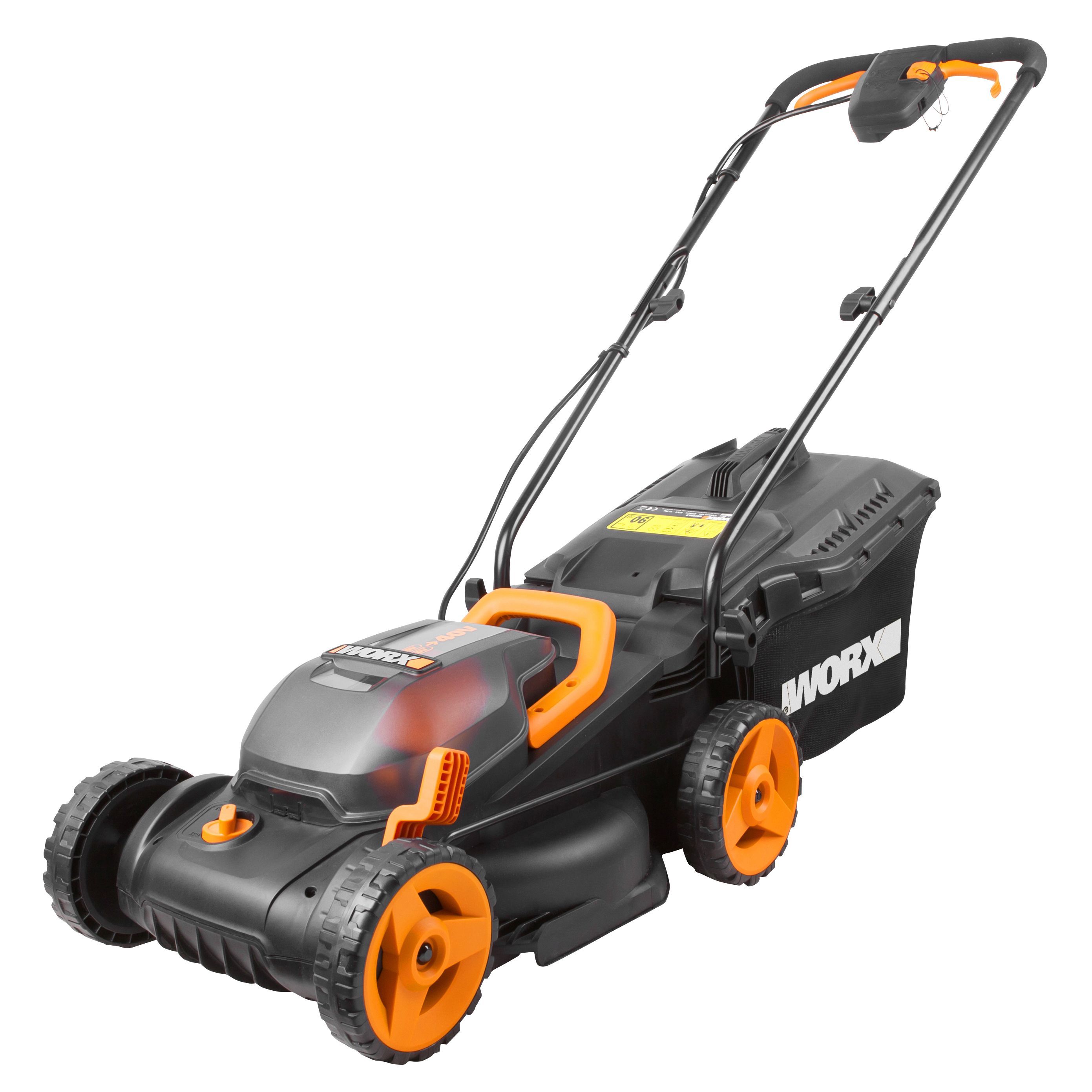 Worx Wg779e1 Cordless Li Ion Rotary Lawnmower Departments Diy At Bandq