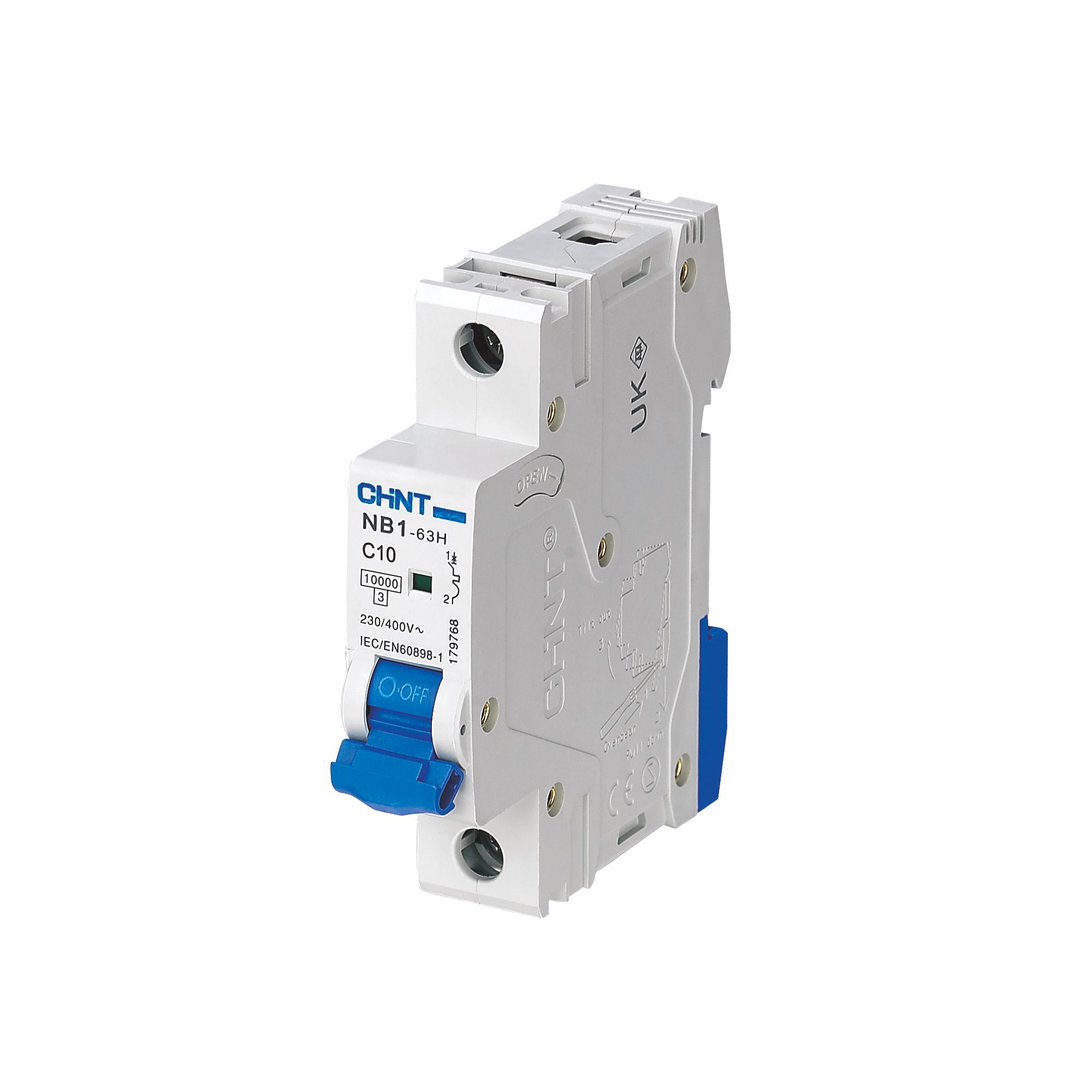 Chint 10A Miniature circuit breaker Departments DIY at B Q Chint 10A Miniature circuit breaker Departments DIY at B Q