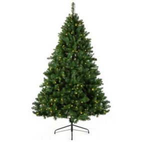 6ft Full Oregon Pine Pre-lit Artificial Christmas tree