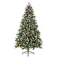 6ft New Jersey Spruce Green Hinged Full Artificial Christmas tree