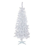 6ft Orelle White tinsel Artificial Christmas tree