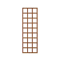 6ft Pine Trellis panel, Pack of 3 (W)61cm x (H)183cm