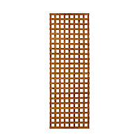 6ft Pine Trellis panel, Pack of 3 (W)63cm x (H)183cm
