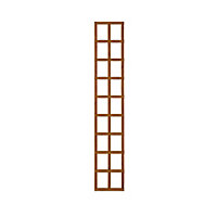 6ft Pine Trellis panel, Pack of 4 (W)32cm x (H)183cm