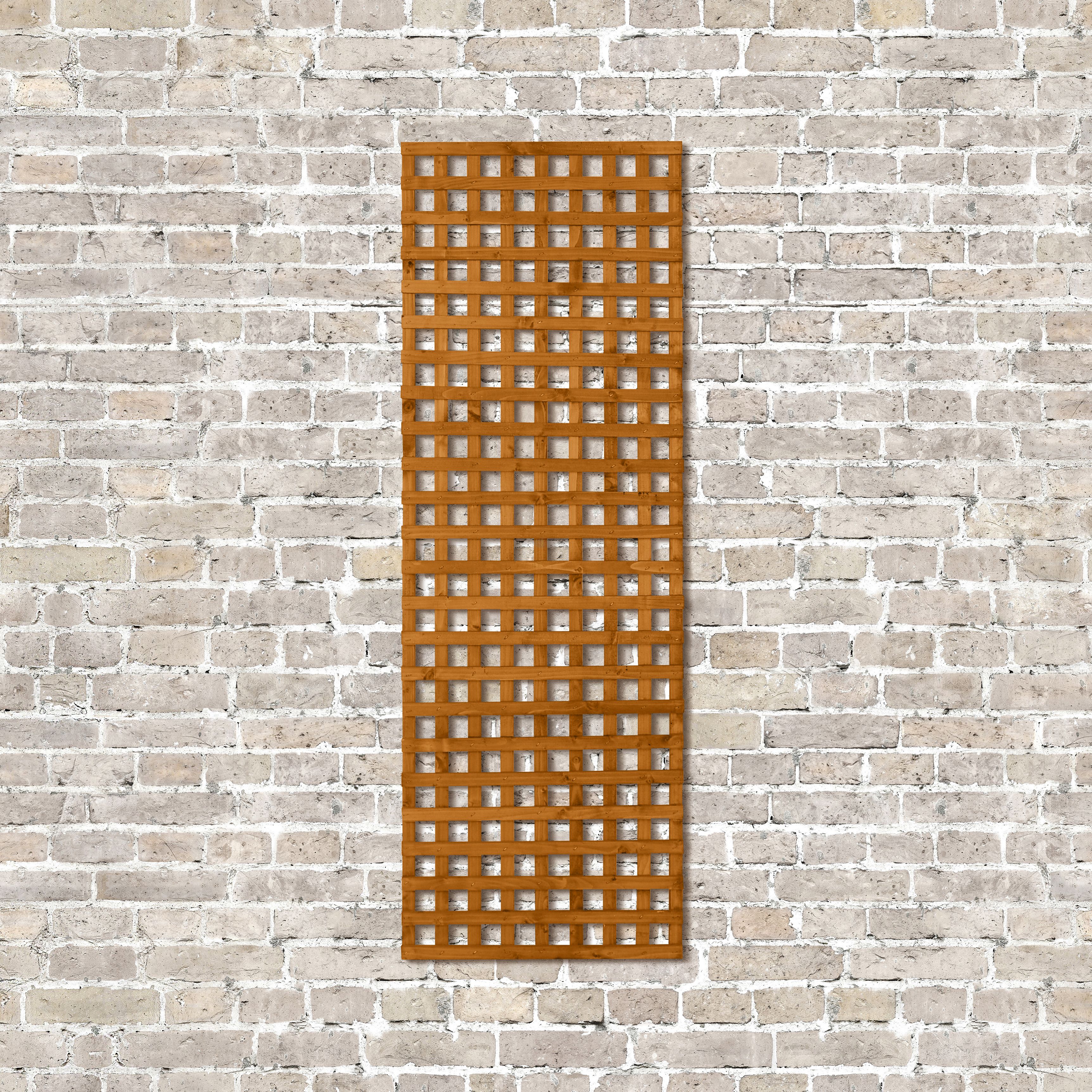 6ft Pine Trellis panel (W)63cm x (H)183cm