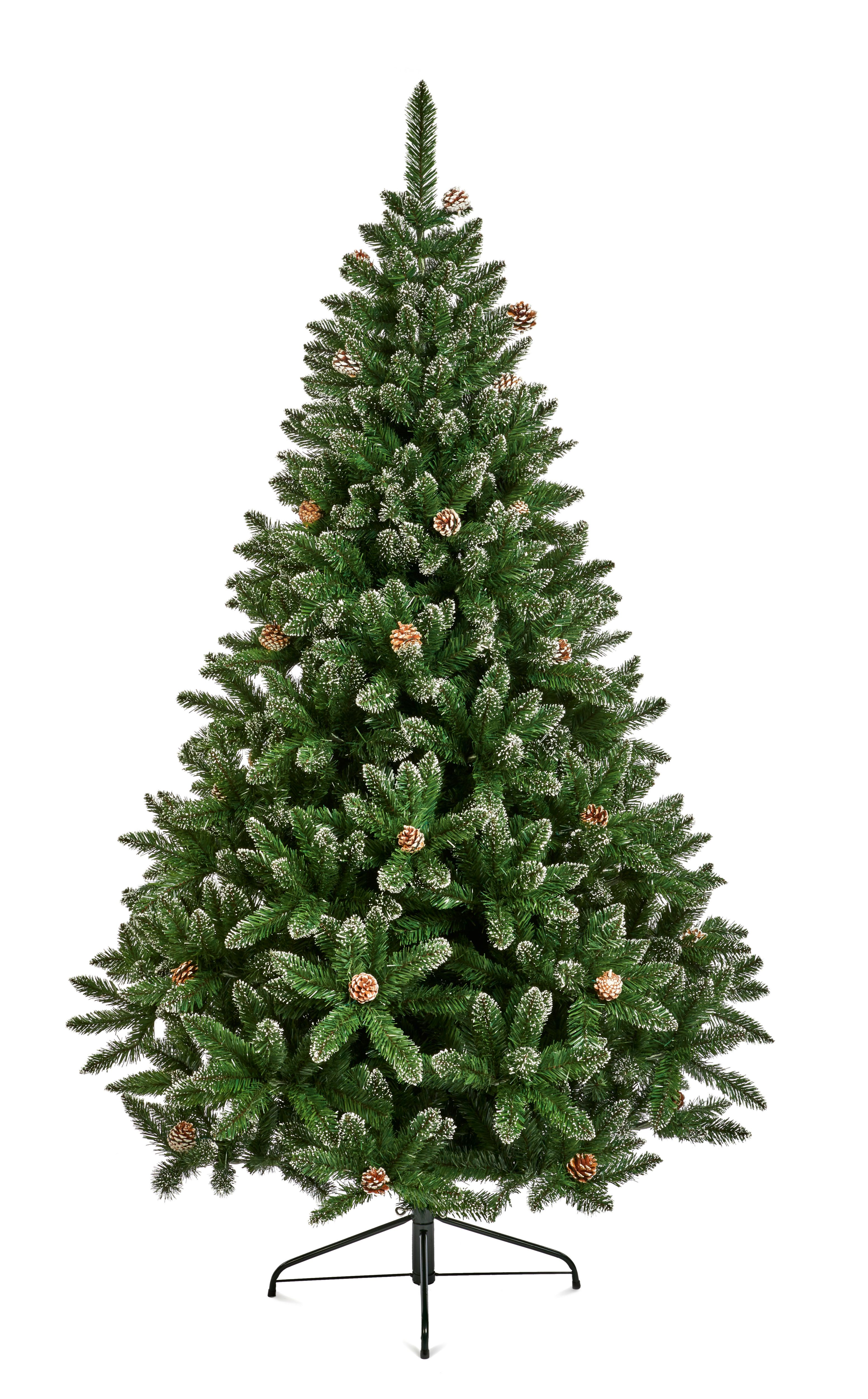 6ft Rocky Mountain Pine Green Hinged Full Artificial Christmas tree