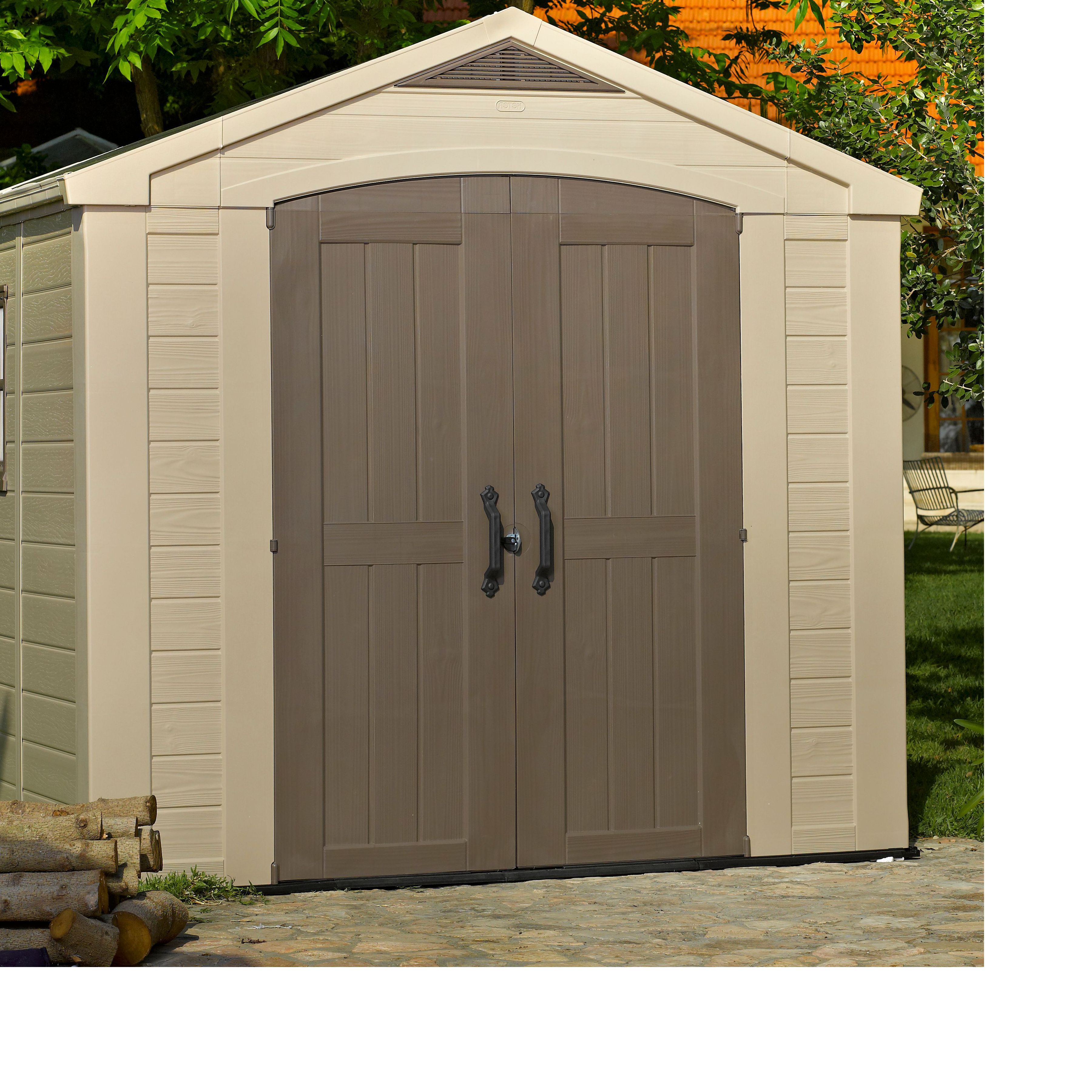 8x6 factor apex plastic shed departments tradepoint