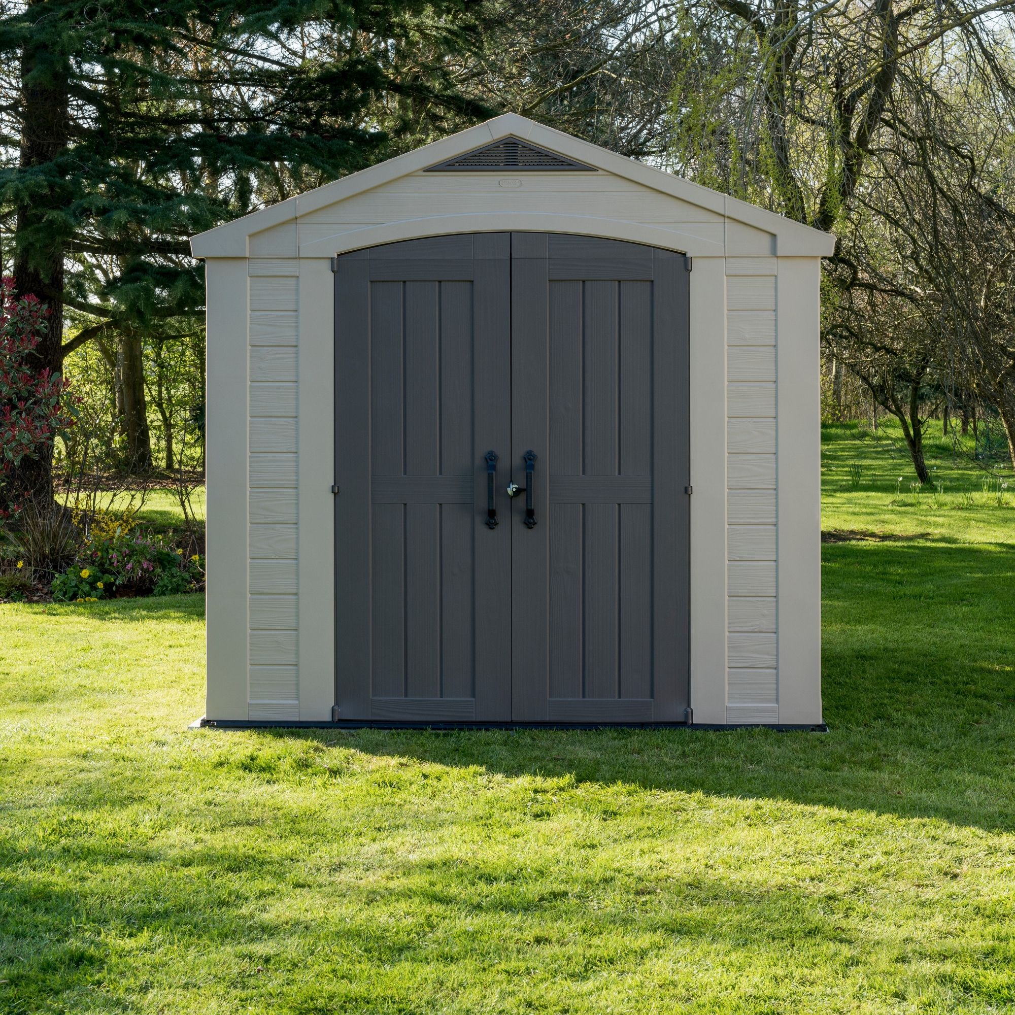 Keter Factor 8x8 Apex Plastic Shed | Departments | DIY at B&Q