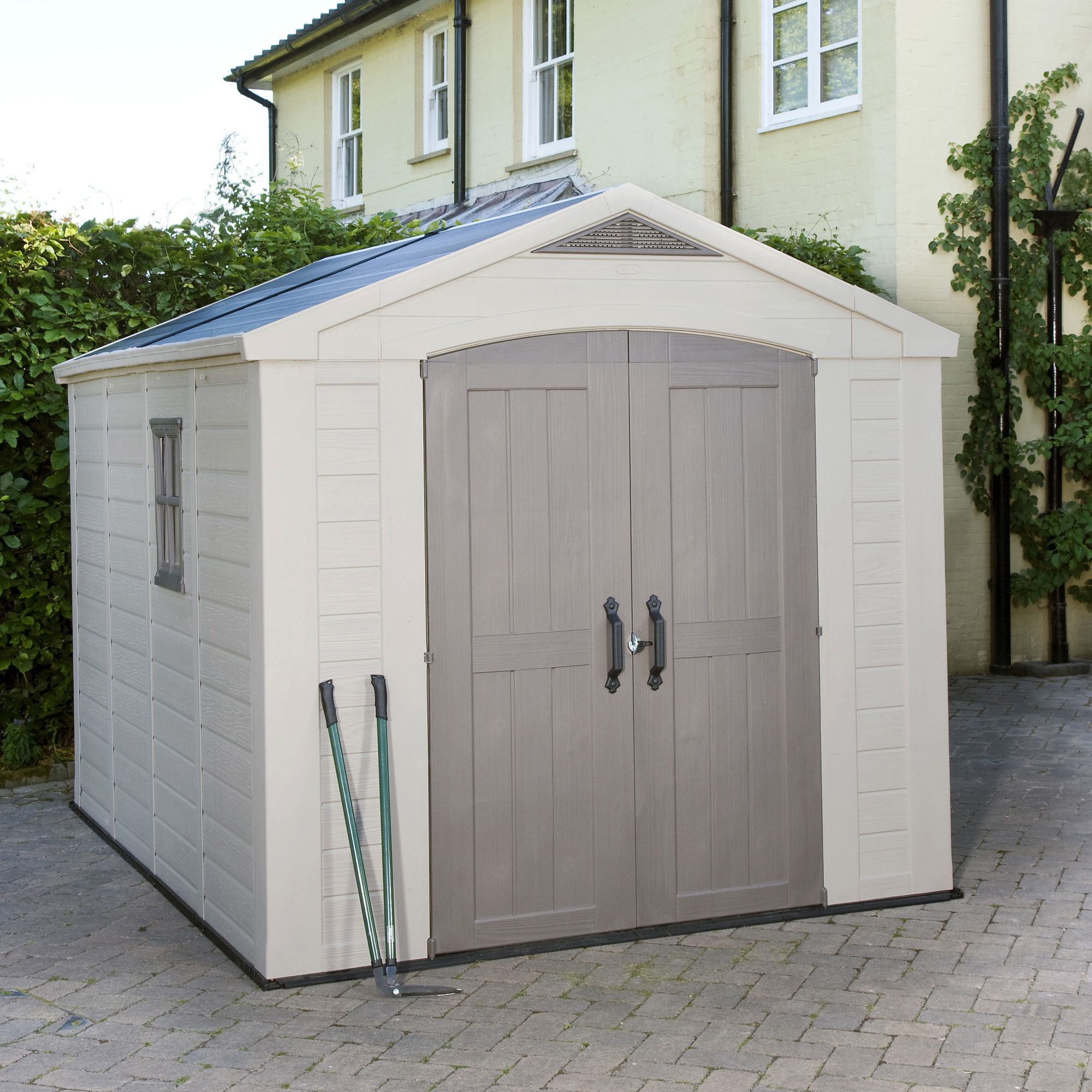 8X11 Apex Plastic Shed Departments DIY at B&amp;Q