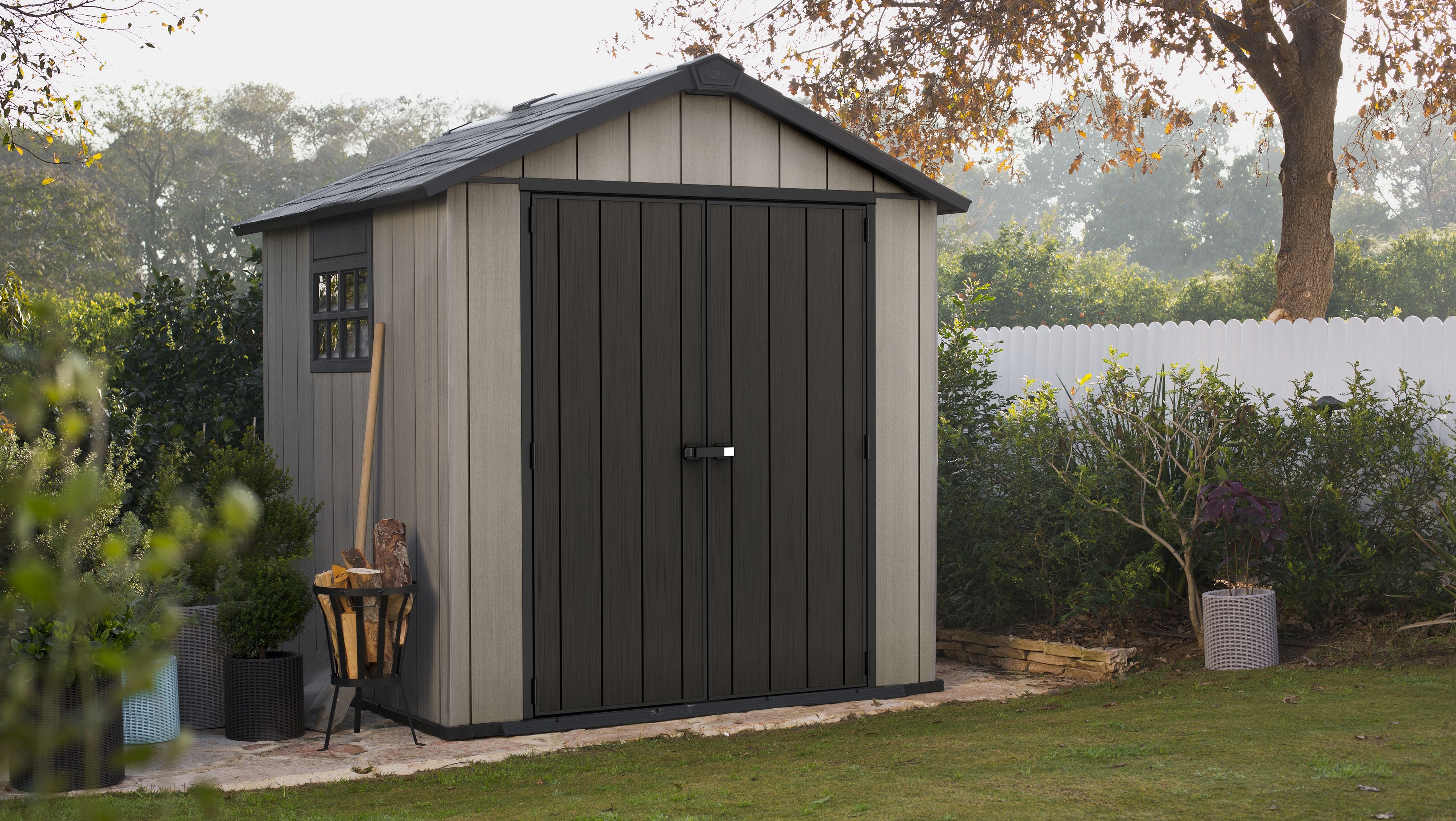 7X7 Oakland Apex Shed | Departments | TradePoint