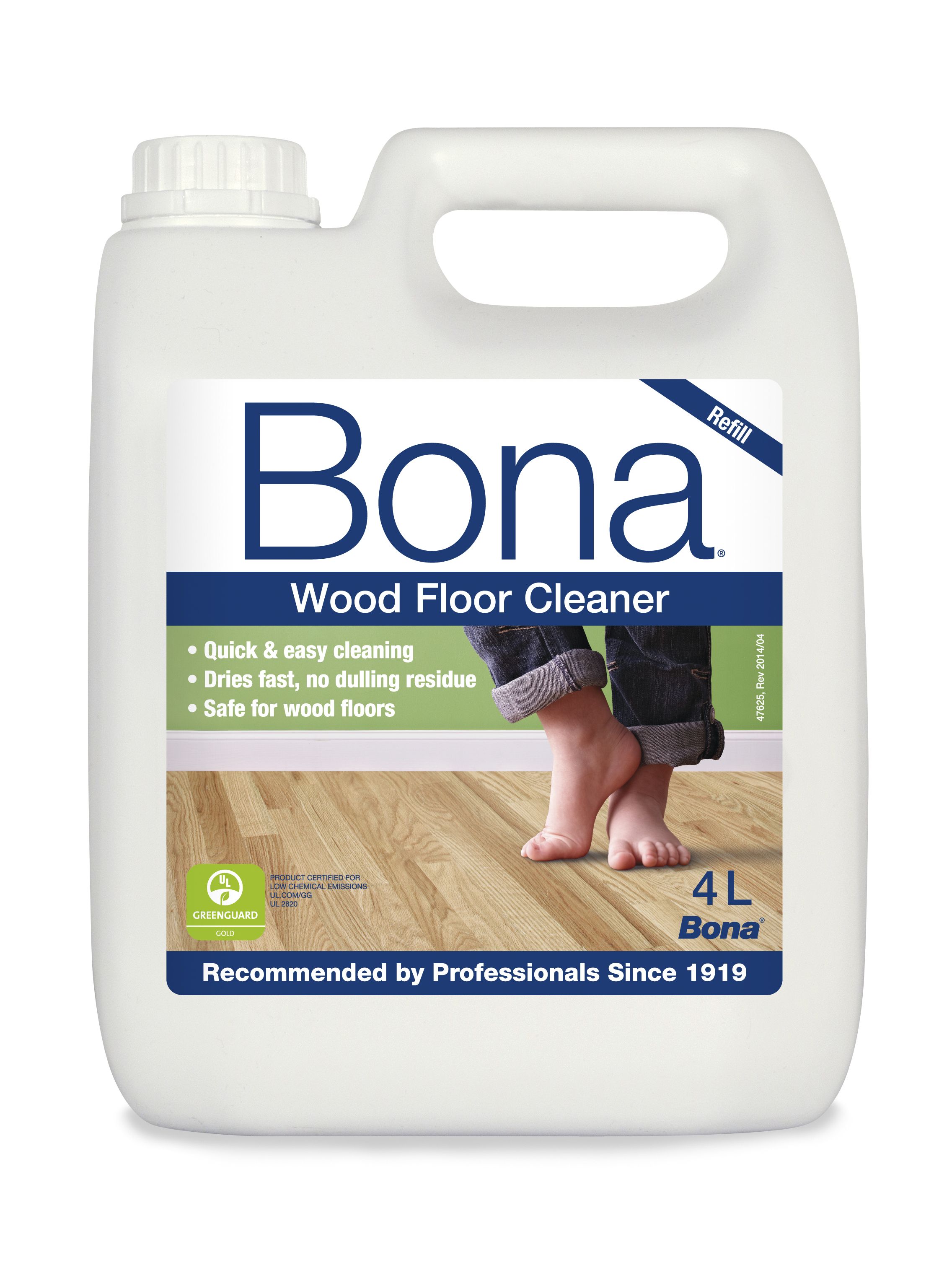 Bona Wood Floor Cleaner Refill, 4000 ml | Departments | DIY at B&Q