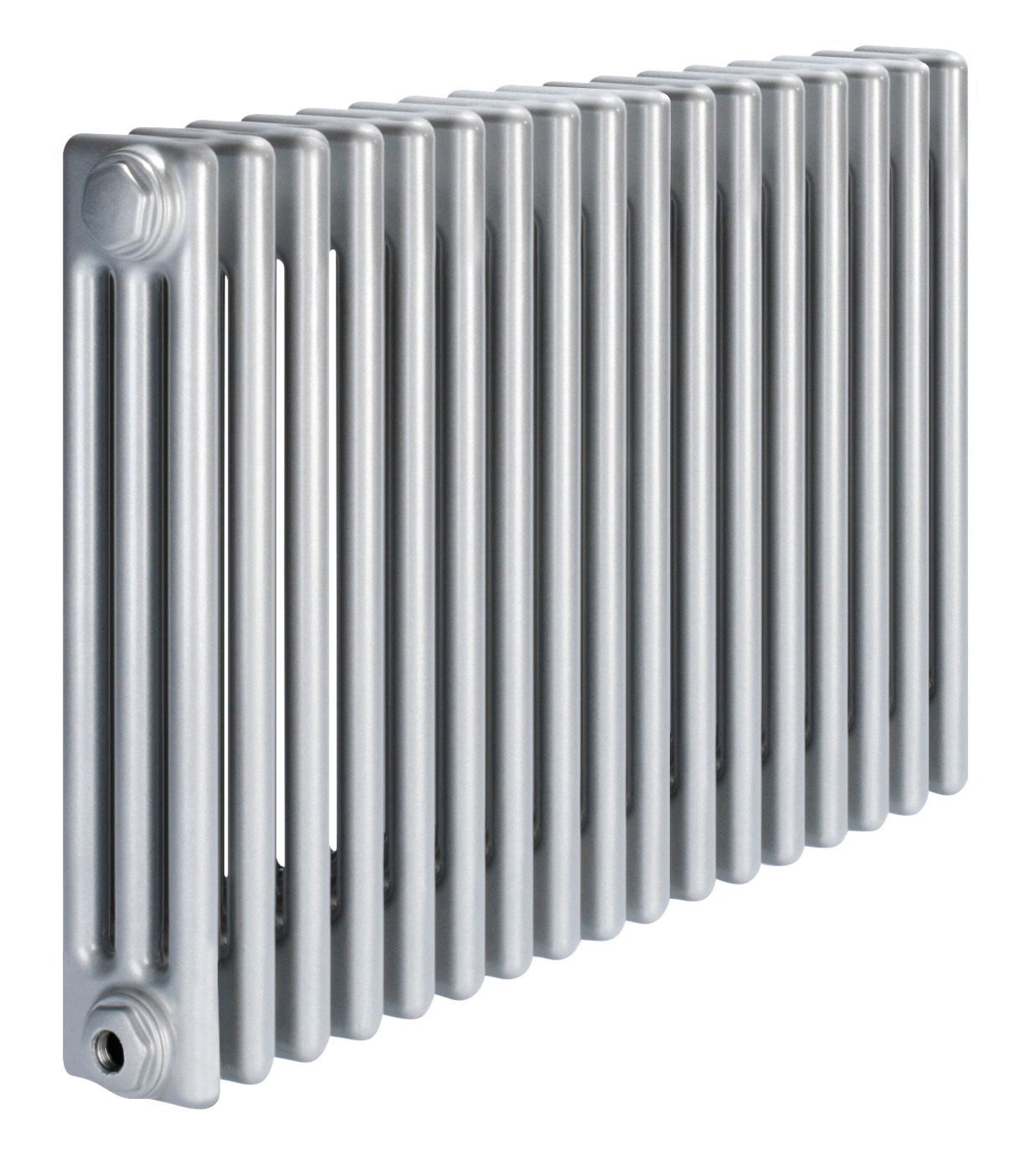 Acova 3 Column radiator, Silver (W)812mm (H)600mm Departments DIY
