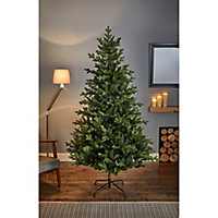 7ft Elsie Pine Green Hinged Full Artificial Christmas tree