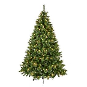 7ft Full Ridgemere Pre-lit Artificial Christmas tree