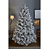 7ft Lumi Spruce White Hooked Full Artificial Christmas tree