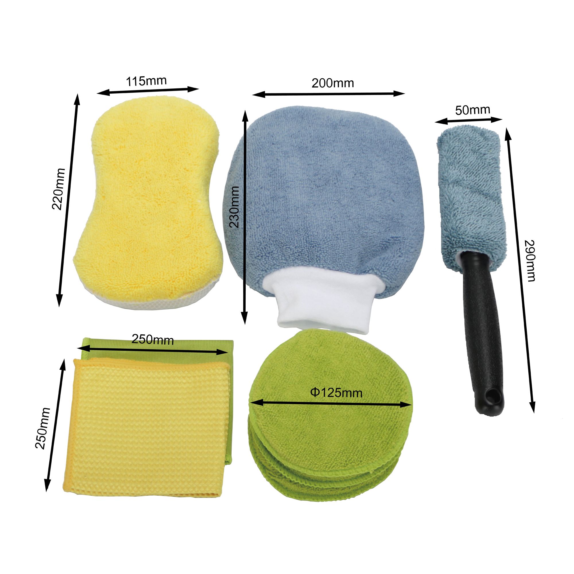 8 piece Car cleaning kit
