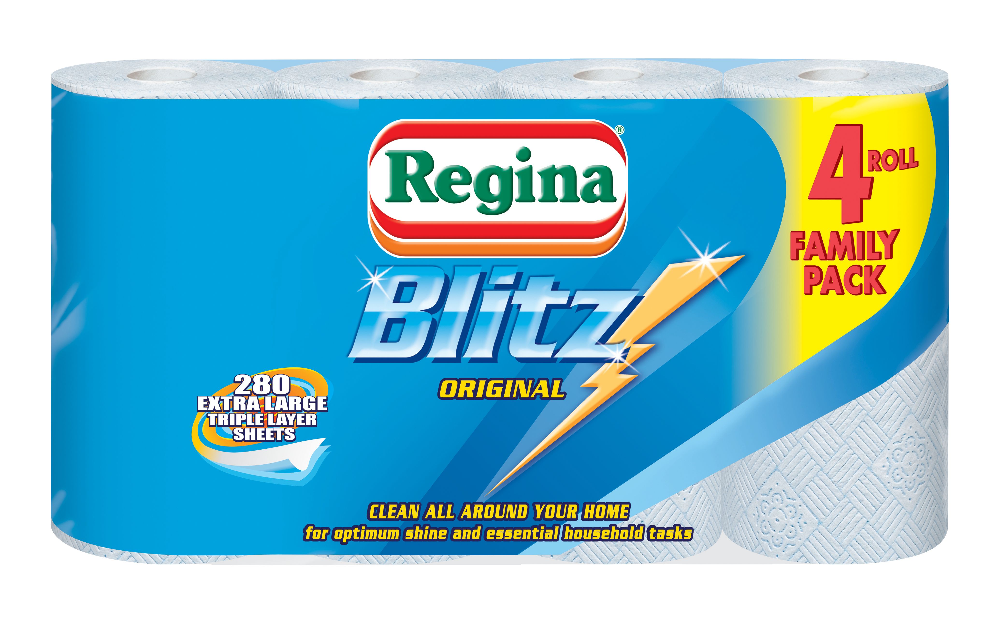 Regina Paper Household Tissue Pack Of 4 Departments Diy At B Q