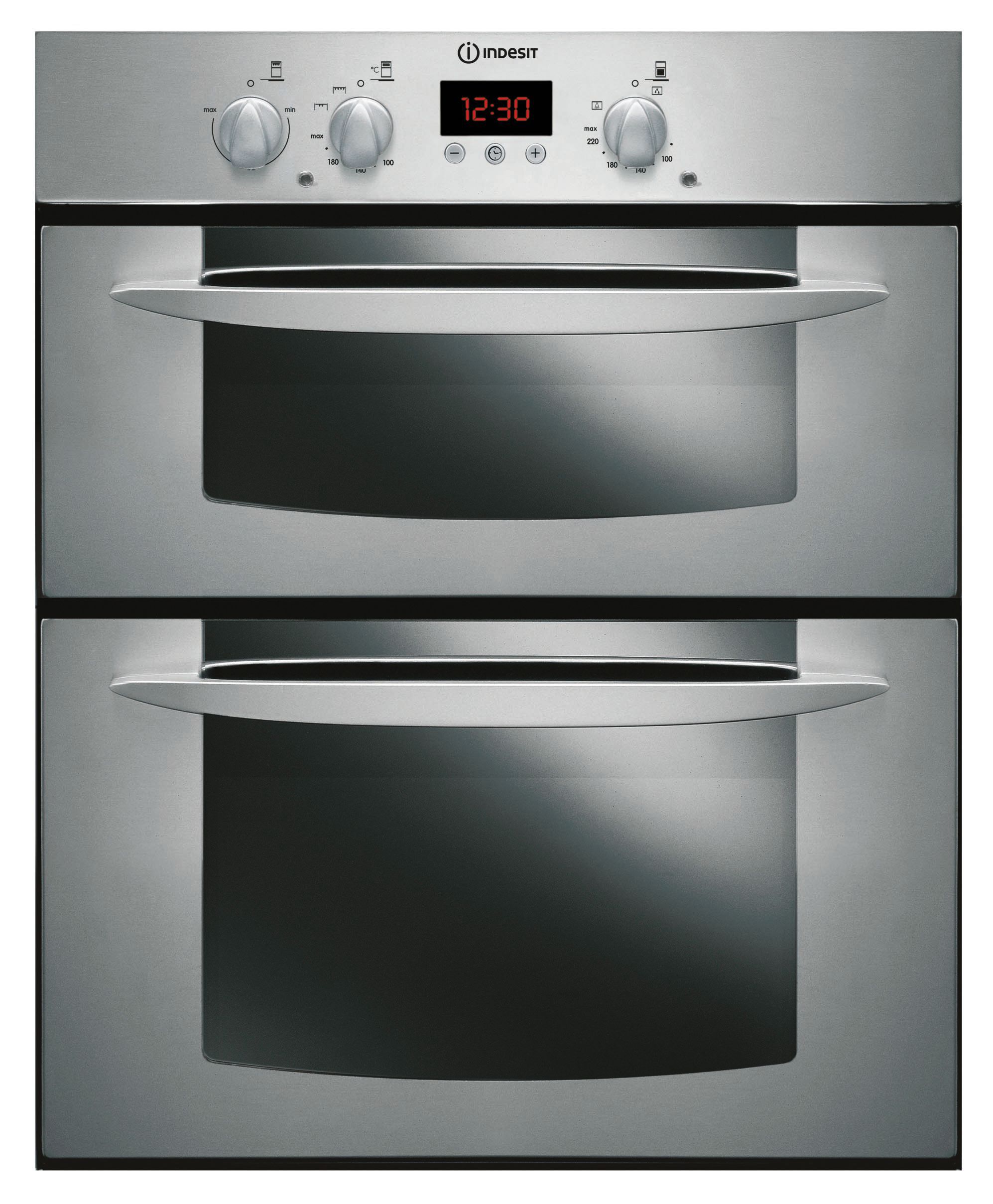 Indesit FIU201X Electric Double Double Oven Departments DIY at B&Q