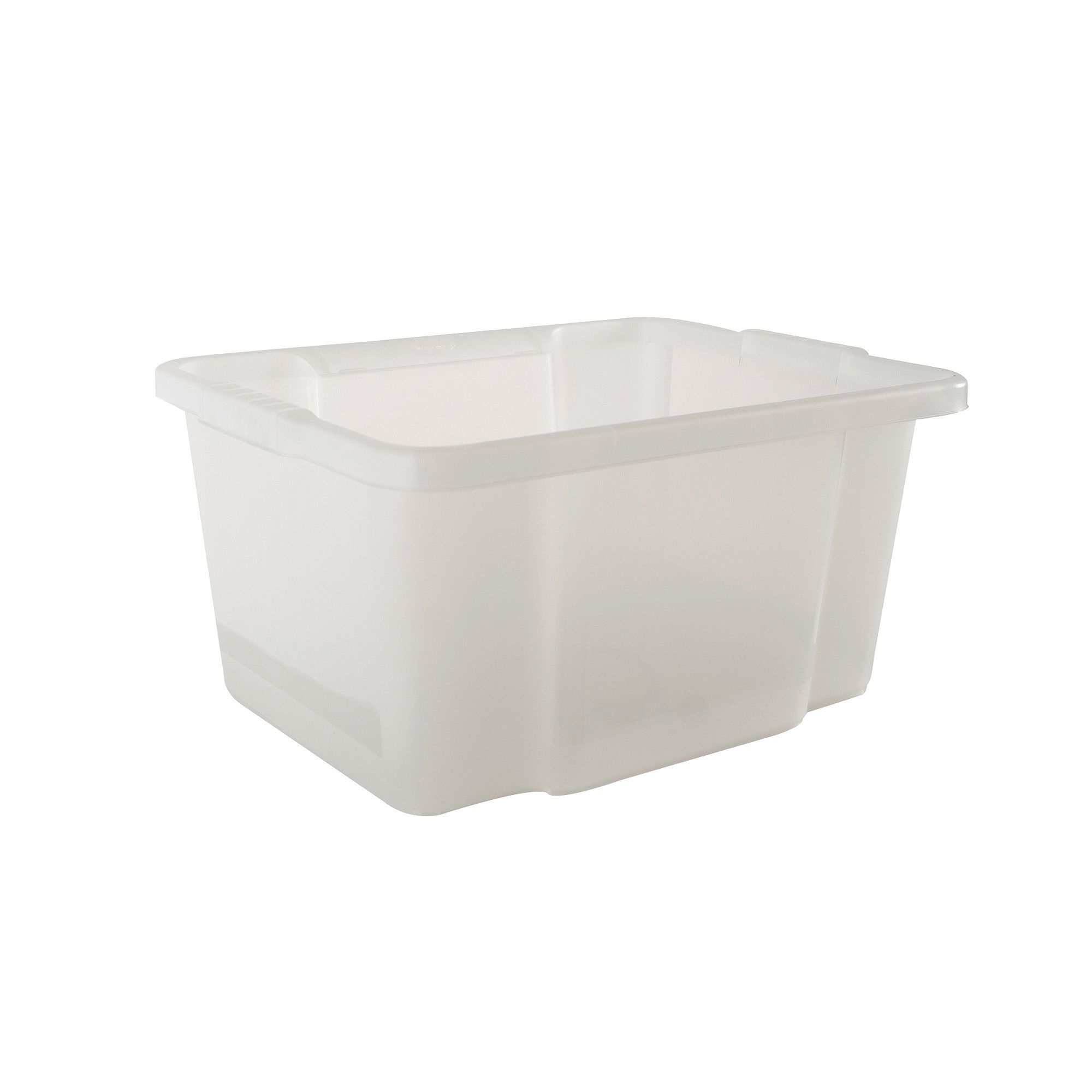 Kis All In White 55L Plastic Storage Box | Departments | DIY at B&Q