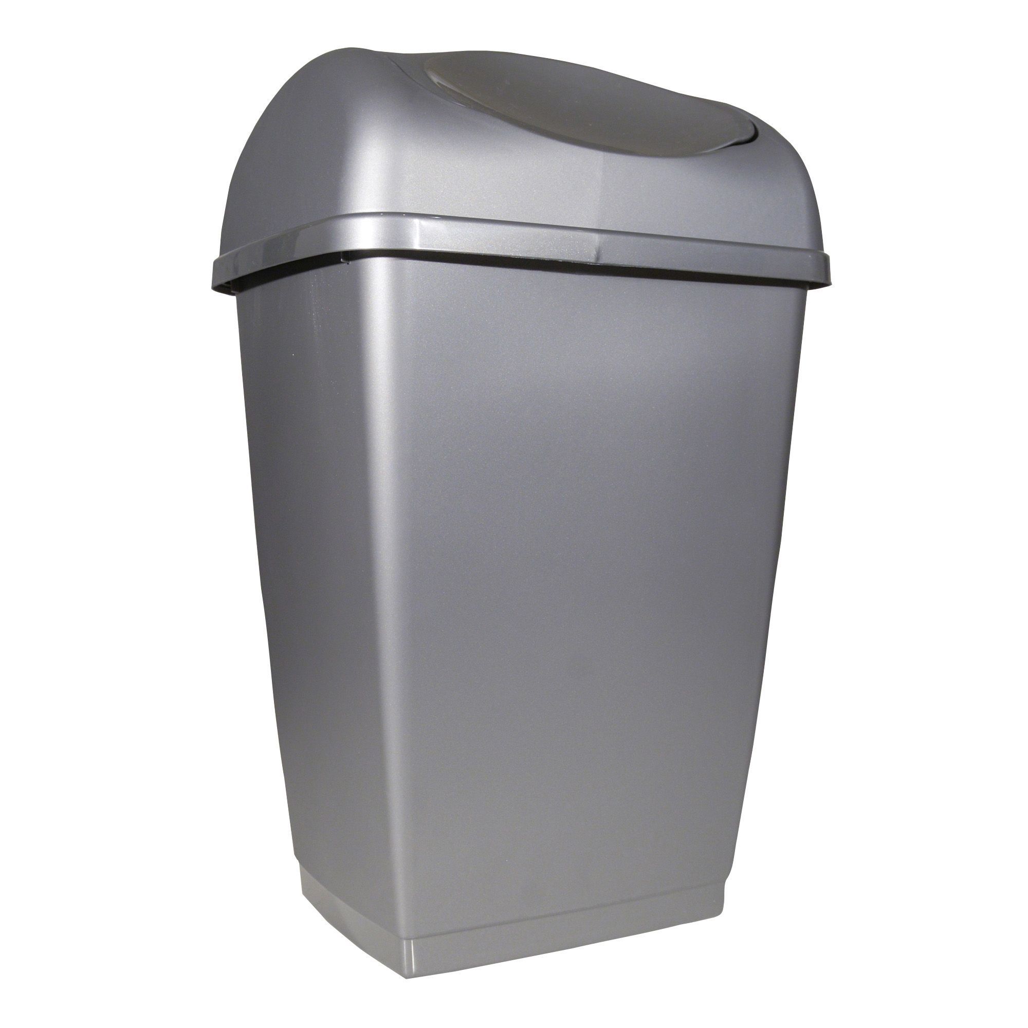 Tontarelli Platinum Plastic Swing bin, 25L Departments DIY at B&Q