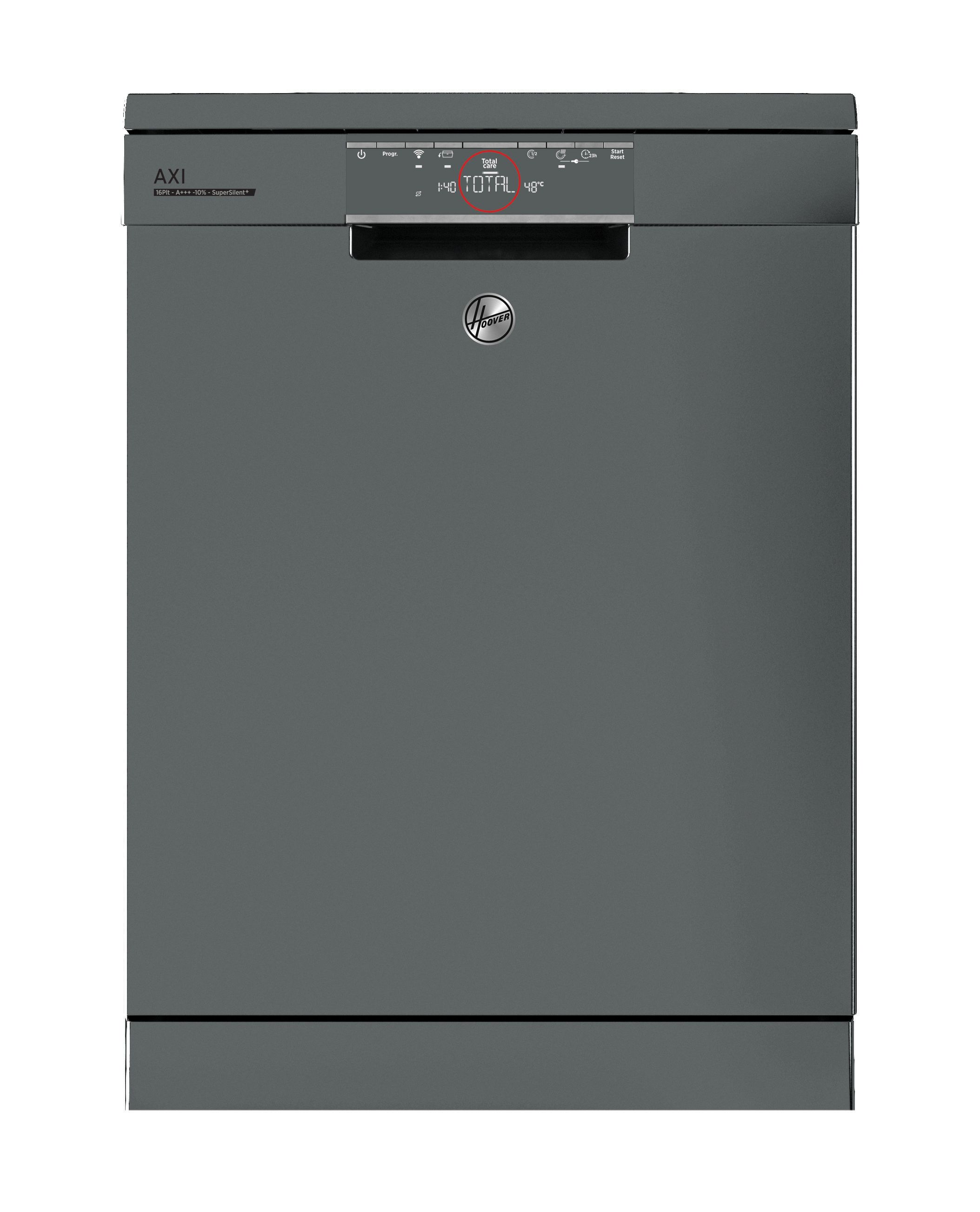 Hoover HDPN4S603PX Freestanding Grey Full size Dishwasher Departments