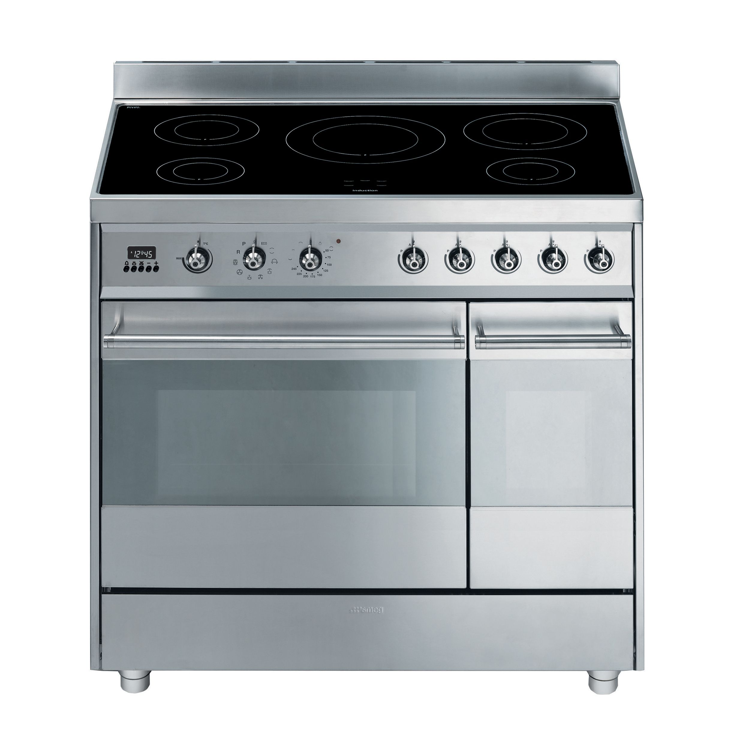 Smeg Freestanding Electric Range Cooker With Induction Hob SY92IPX8   8017709149611 01c