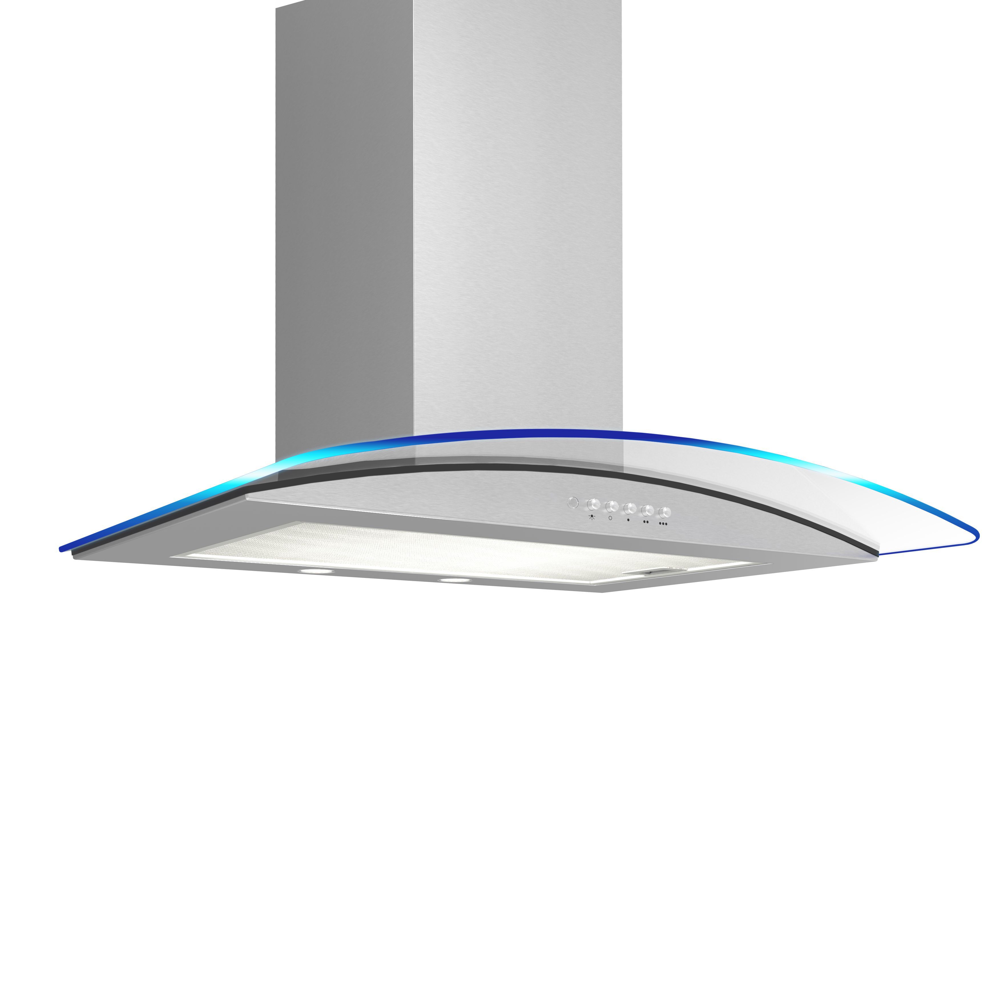 Designair GCLED60SS Stainless Steel Cooker Hood, (W) 600mm