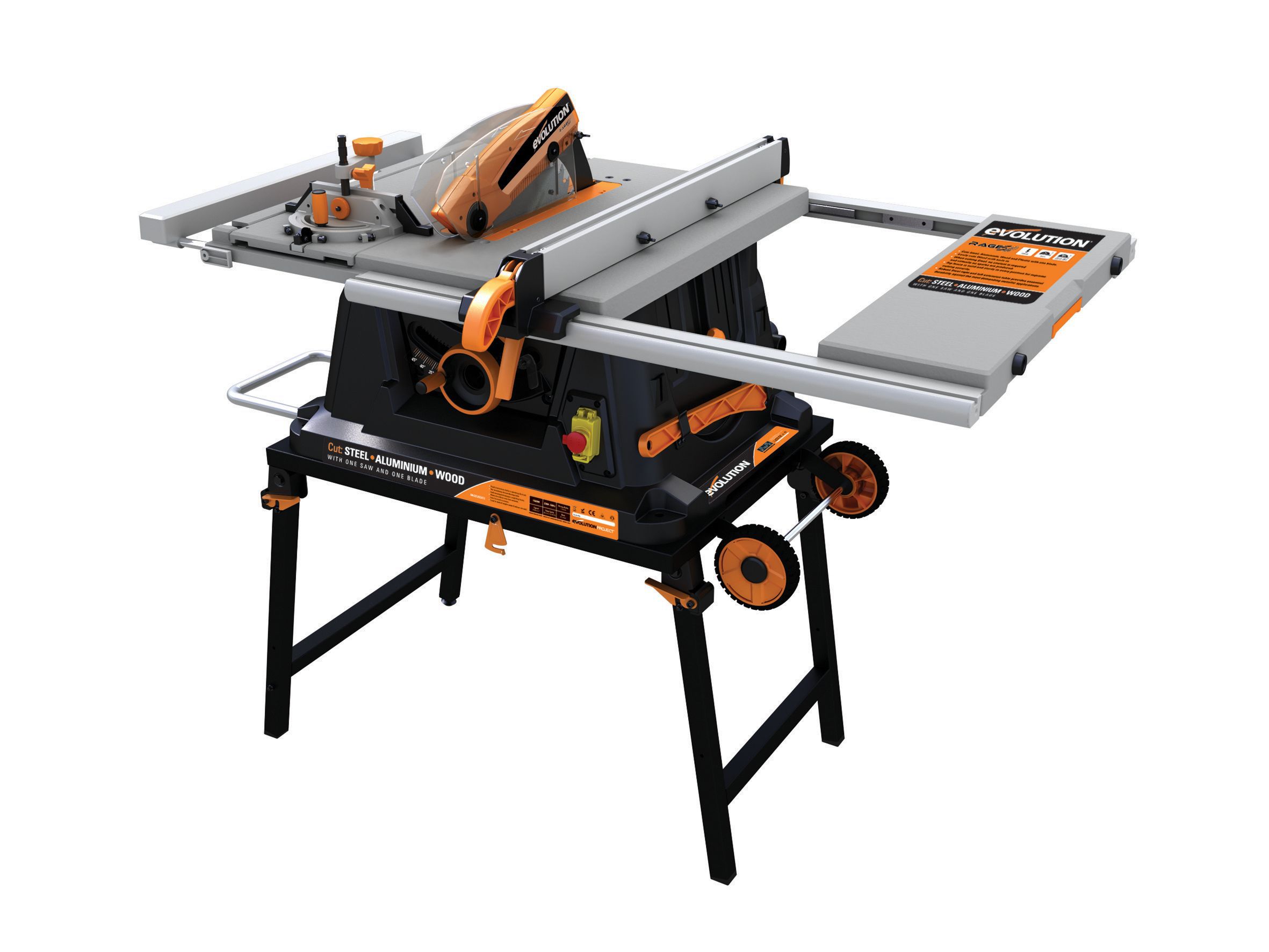 Evolution 1800W 240V 255mm Table saw RAGE5 Departments TradePoint