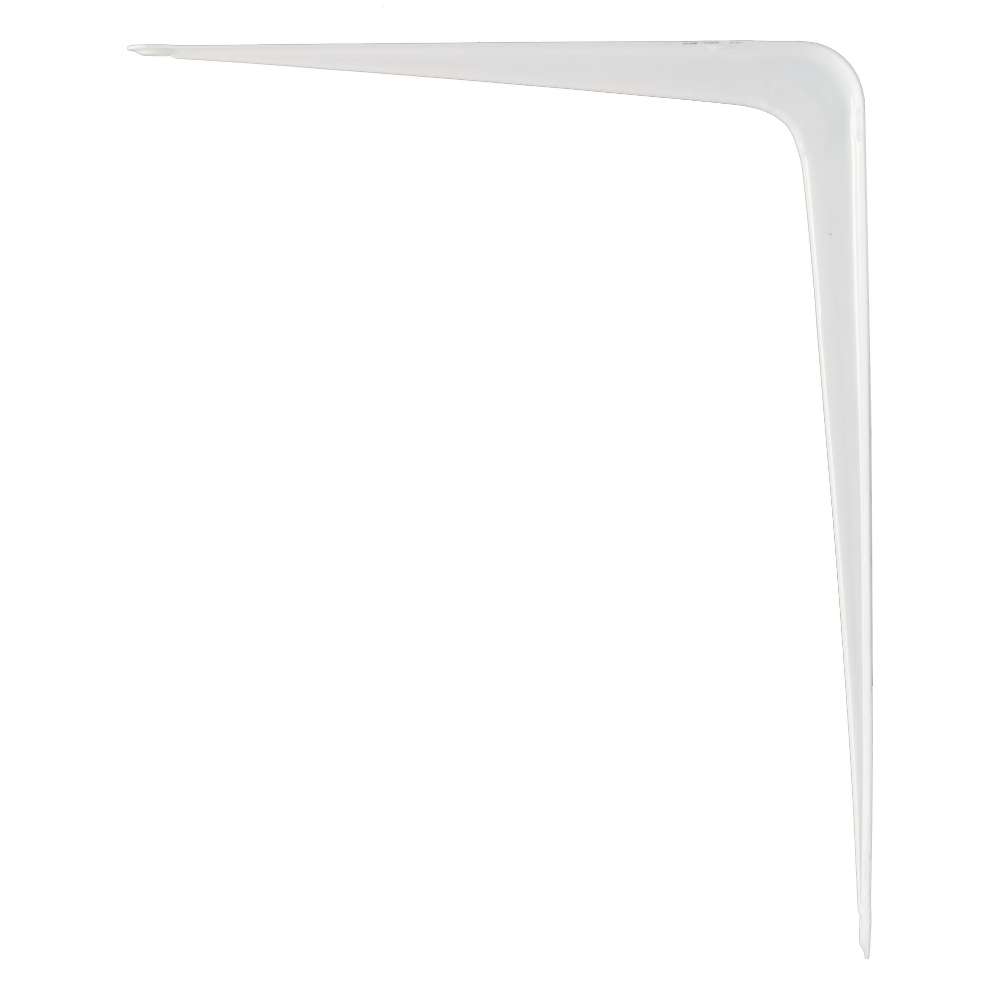 B&Q Brackets White Gloss Steel Shelf bracket (D)200mm Departments