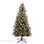 8ft Full Fairview Warm white LED Berry & pine cone design Pre-lit Artificial Christmas tree