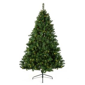 8ft Full Oregon Pre-lit Artificial Christmas tree