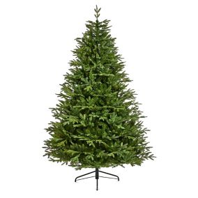 8ft Silverthorne pine Green Hinged Full Artificial Christmas tree