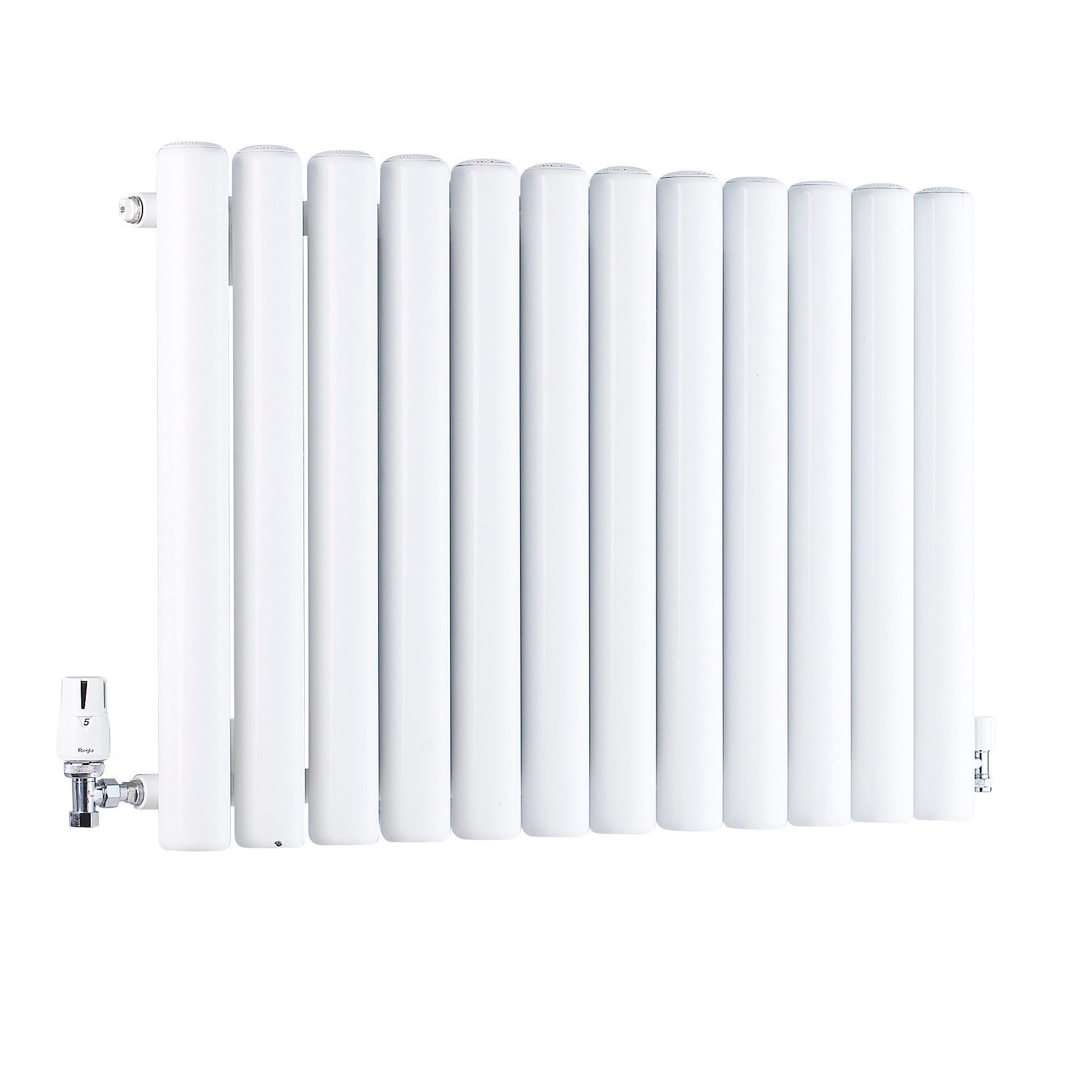 Ximax Vulkan Horizontal Radiator White (H)600 mm (W)885 mm