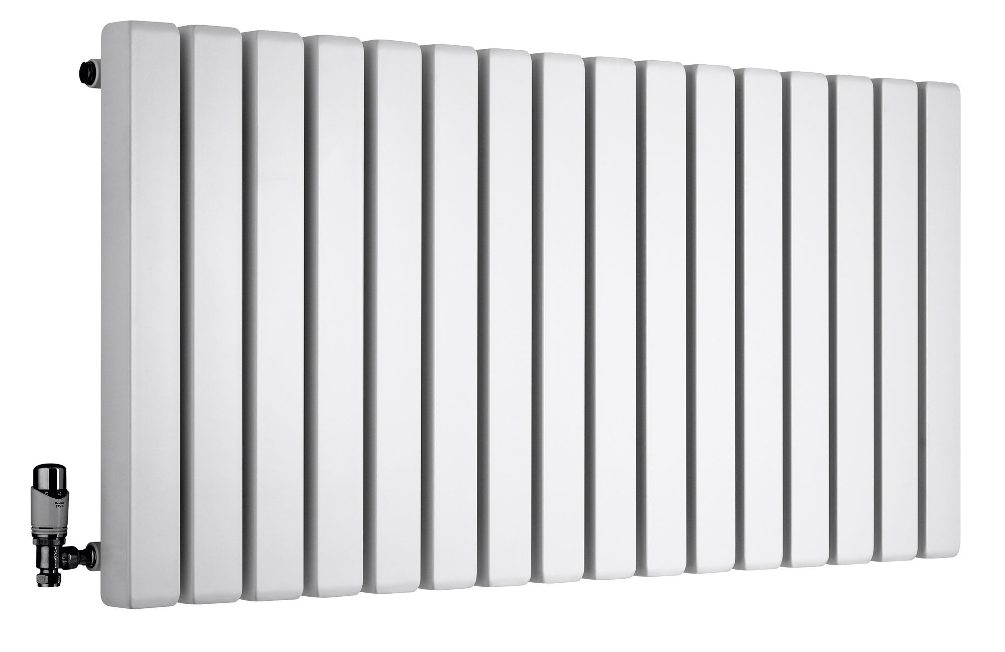 Ximax Vulkan Square Horizontal Designer radiator White (H)600 mm (W)885