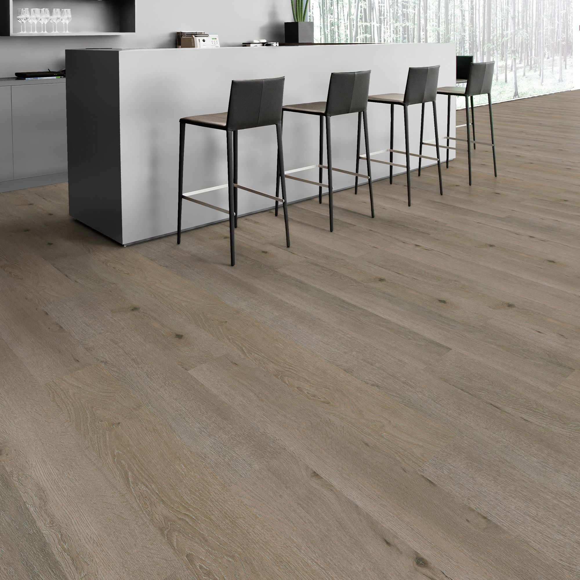 Nailsea Grey Oak Effect Laminate Flooring 1 49m Pack