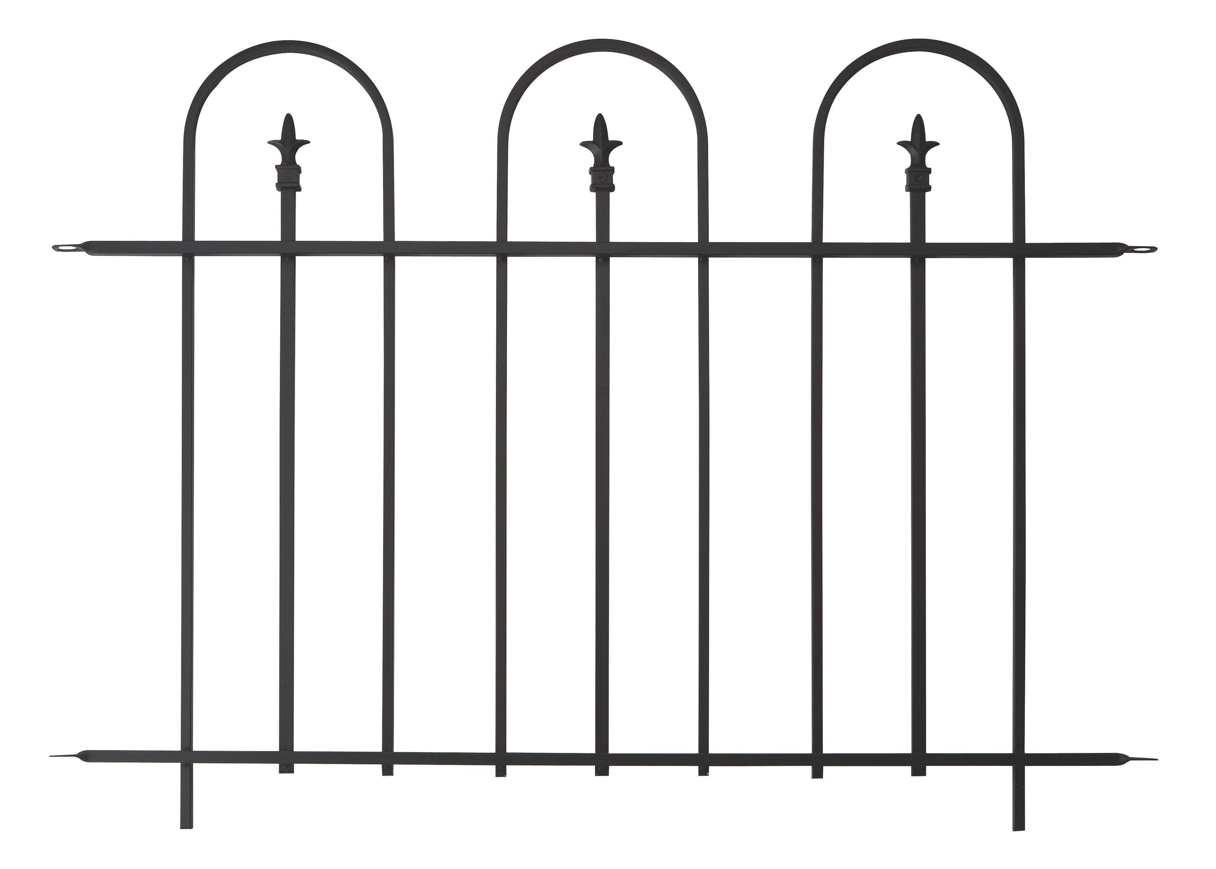 Panacea Triple arch finial Fence panel (W)1.21 m (H)0.91m | Departments ...