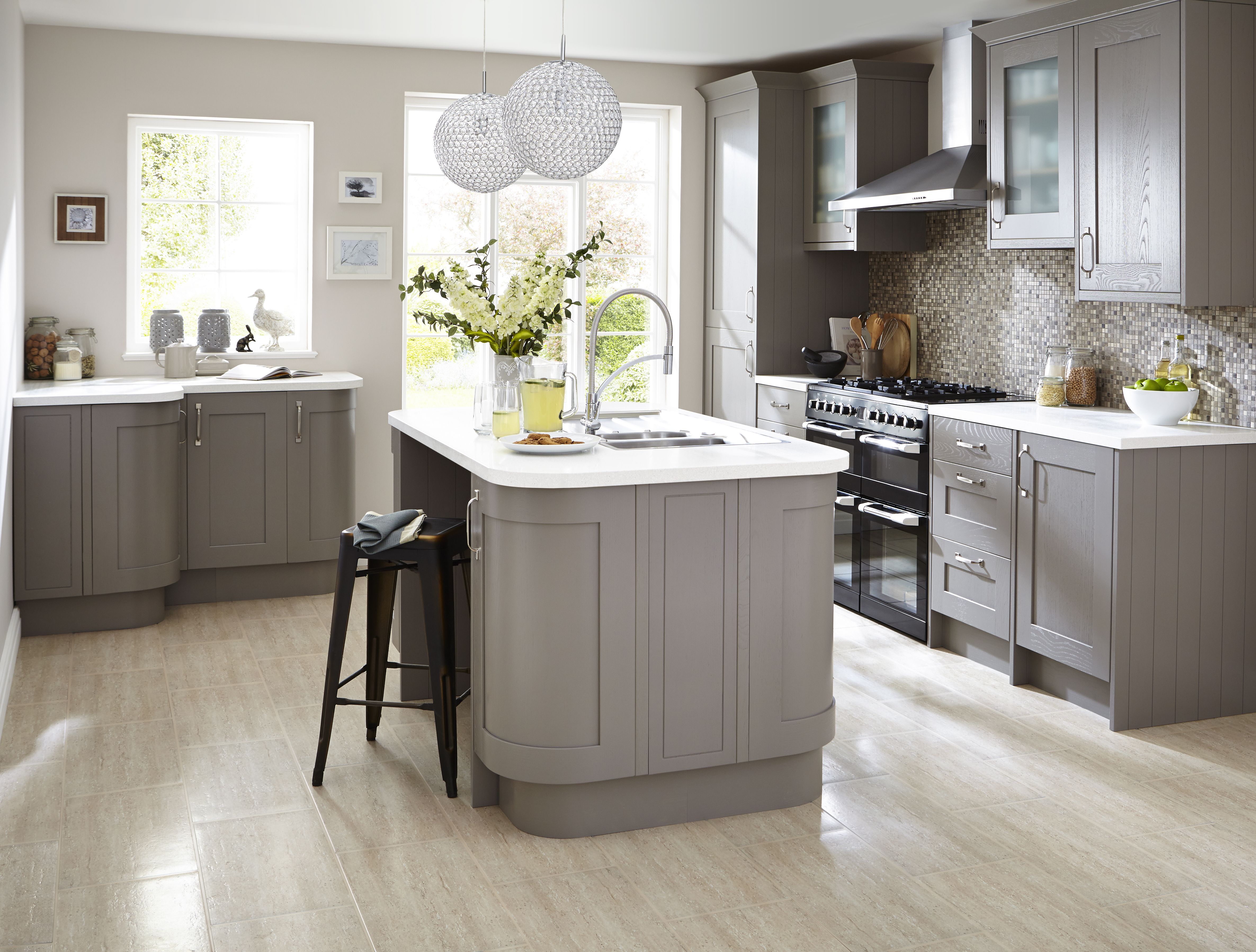 white country style kitchen b and q