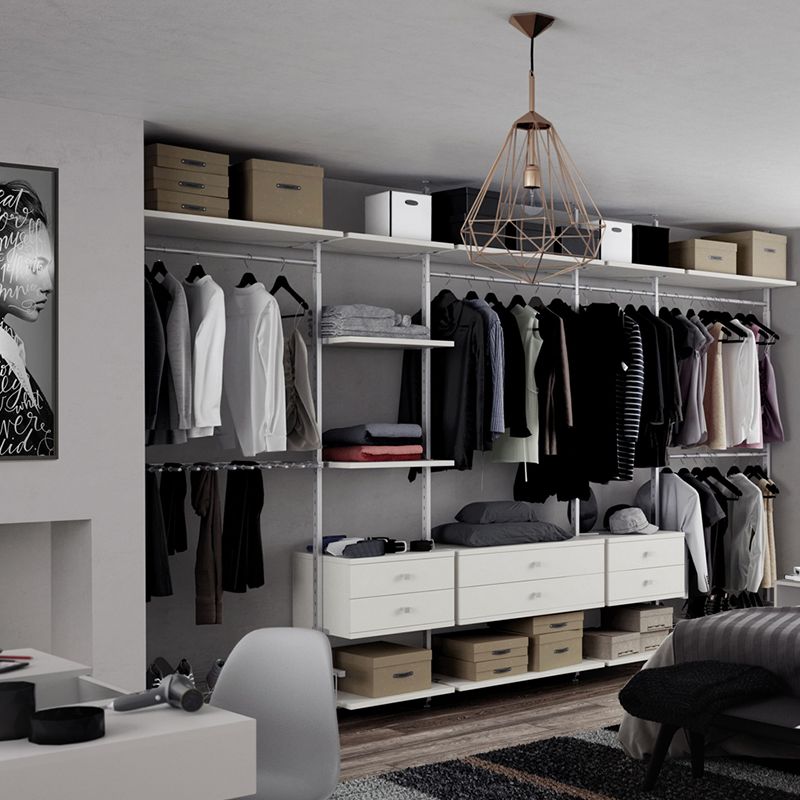 Modular Open Wardrobe System Wardobe Pedia