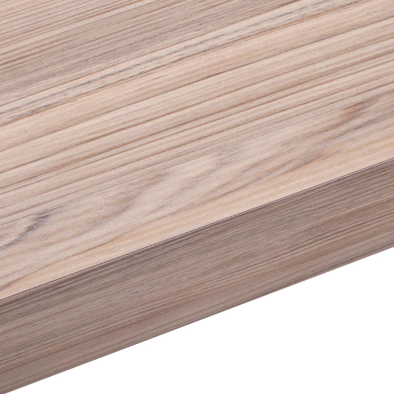 50mm Cypress Cinnamon Laminate Wood effect Square edge ...