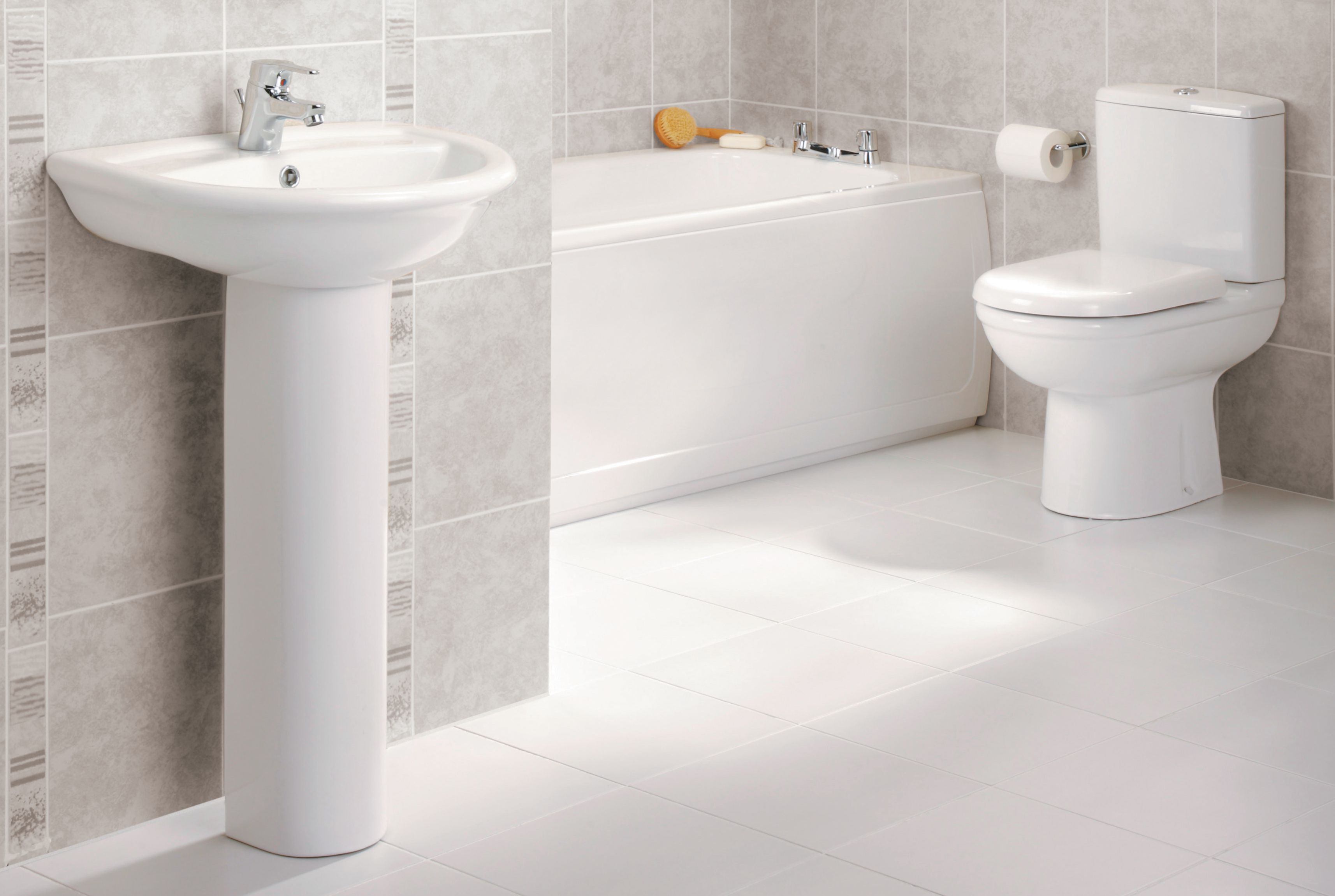 Della Contemporary Bathroom Suites DIY at B Q Della Contemporary Bathroom Suites DIY at B Q