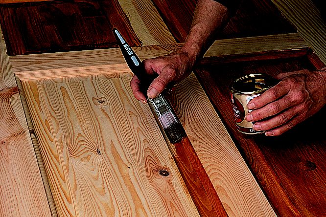 How To Paint Varnish Stain A Door Ideas Advice Diy At B Q