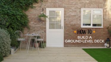 How To Build A Basic Ground Level Deck Ideas Advice